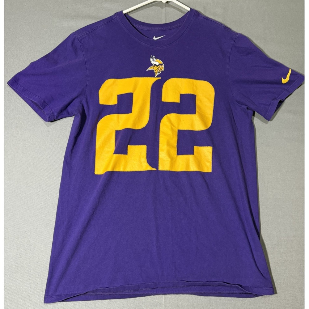 Nike‎ Minnesota Vikings NFL Harrison Smith 22 T-Shirt Mens Medium Purple